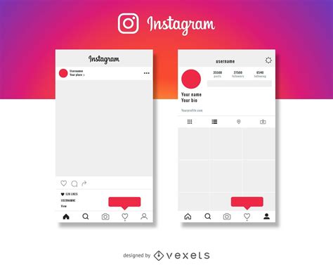 Instagram Template For Word