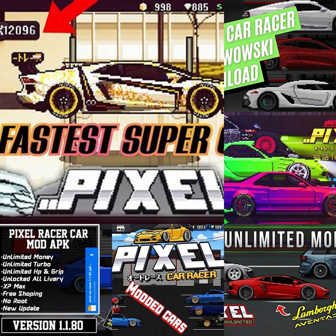 Instal file Pixel Car Racer Mod Apk