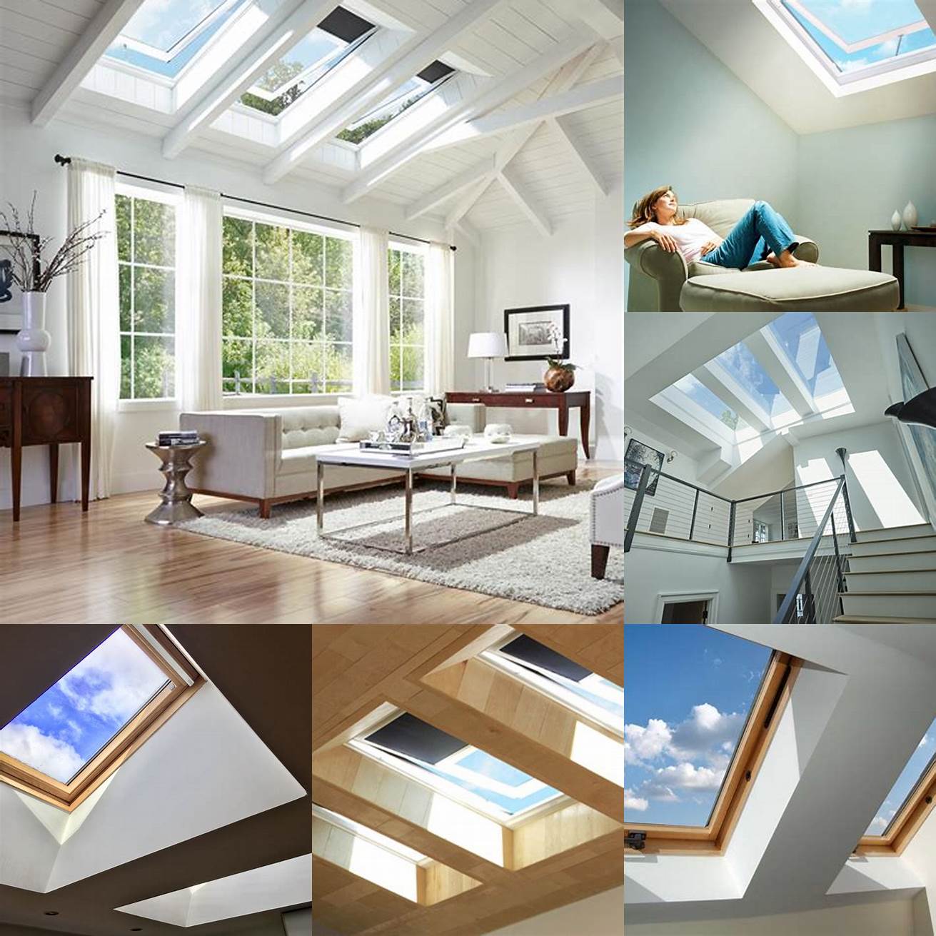 Install skylights to let in more natural light