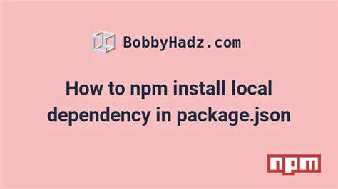 Install dependencies globally and locally using packagejson