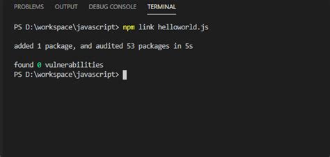 Installing a local module using npm