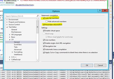 Intellisense and code suggestion not working in Visual Studio 2012 Ultimate RC