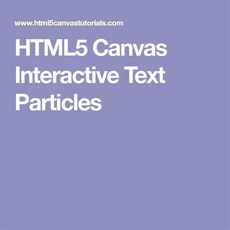 Interactive Text Html