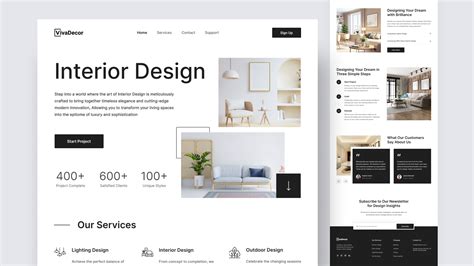 Interior Design Web Templates