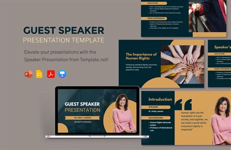 Introduction Of Guest Speaker Template