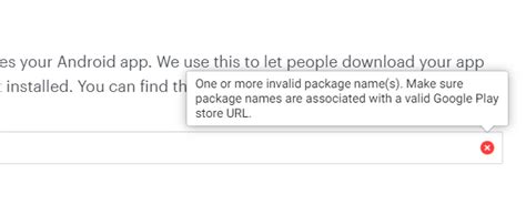 Invalid package name