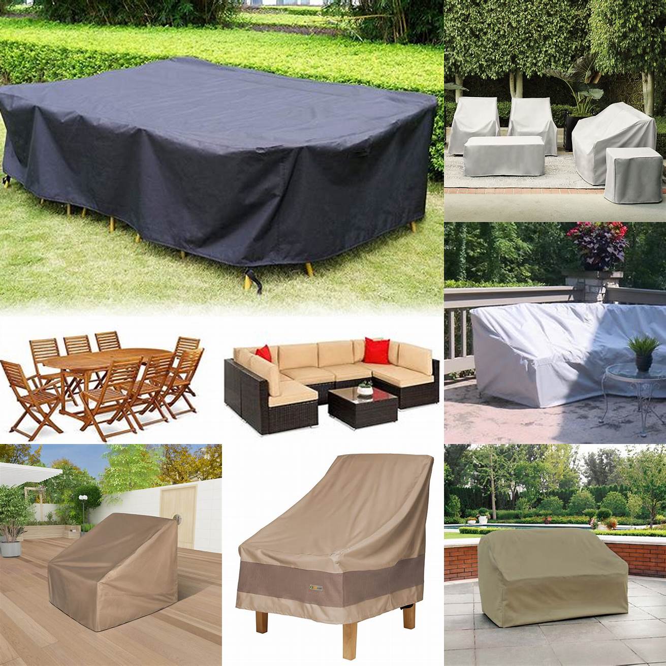 Invest in a good quality outdoor furniture cover