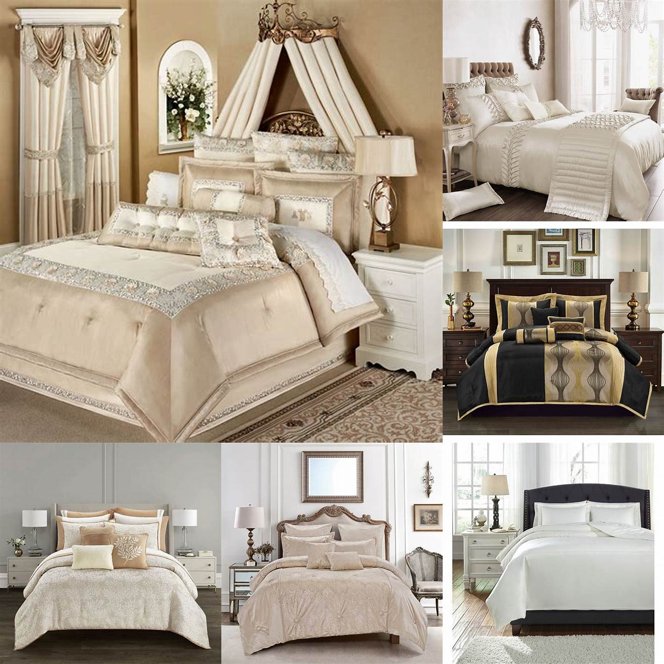 Invest in quality bedding A luxury bedroom set is only as good as the bedding that goes with it Invest in high-quality sheets pillows and a comforter to ensure that you get the most out of your investment