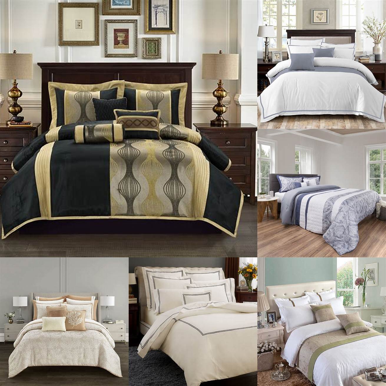 Invest in quality bedding and linens