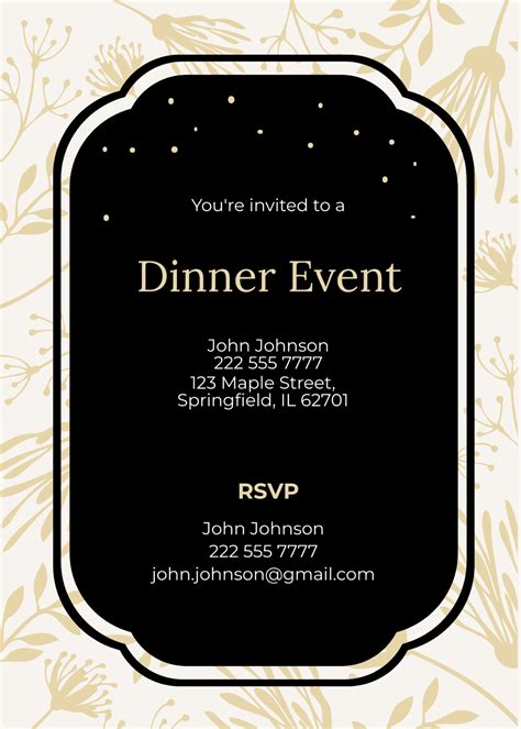 Invitation Free Template