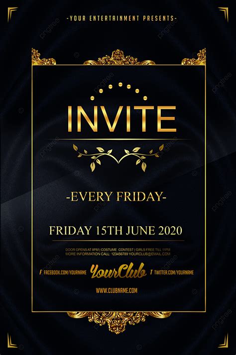 Invitation Poster Template