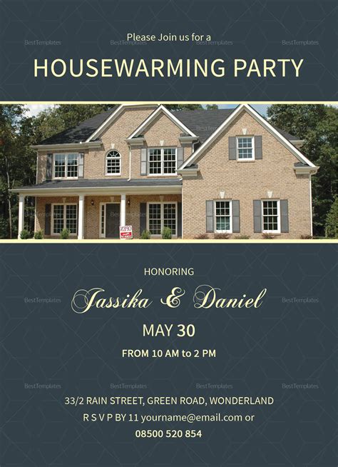 Invitation Templates Housewarming