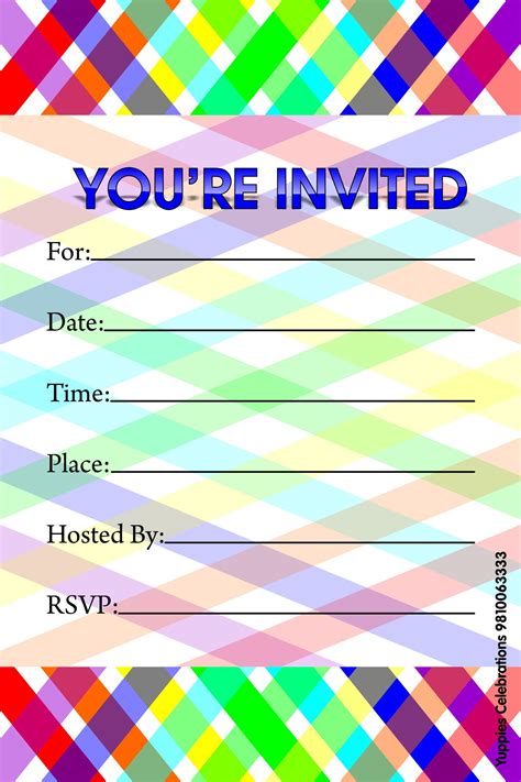 Invitations Free Printable