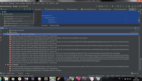 Invoke-customs are only supported starting with android 0 --min-api 26