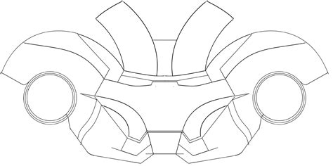 Iron Man Template Mask