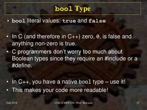 Is bool a native C type