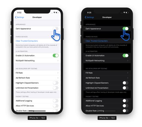 Is it possible to opt-out of dark mode on iOS 13