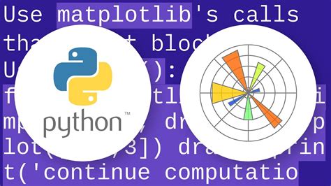 Is there a way to detach matplotlib plots so that the computation can continue