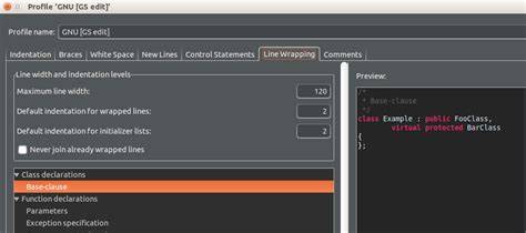 Is there an Eclipse line-width marker