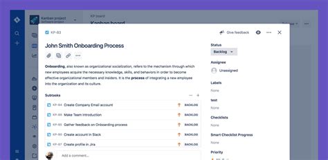 Issue Template Jira