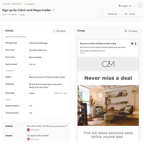 Iterable Email Templates