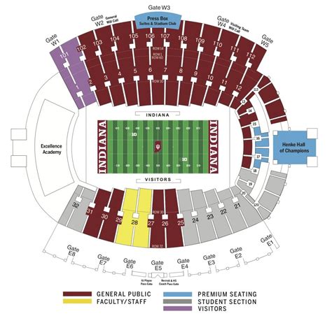 Iu Football Seating Chart