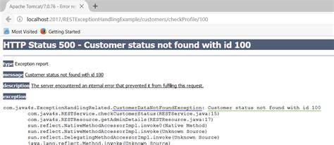 JAX-RS  Jersey how to customize error handling