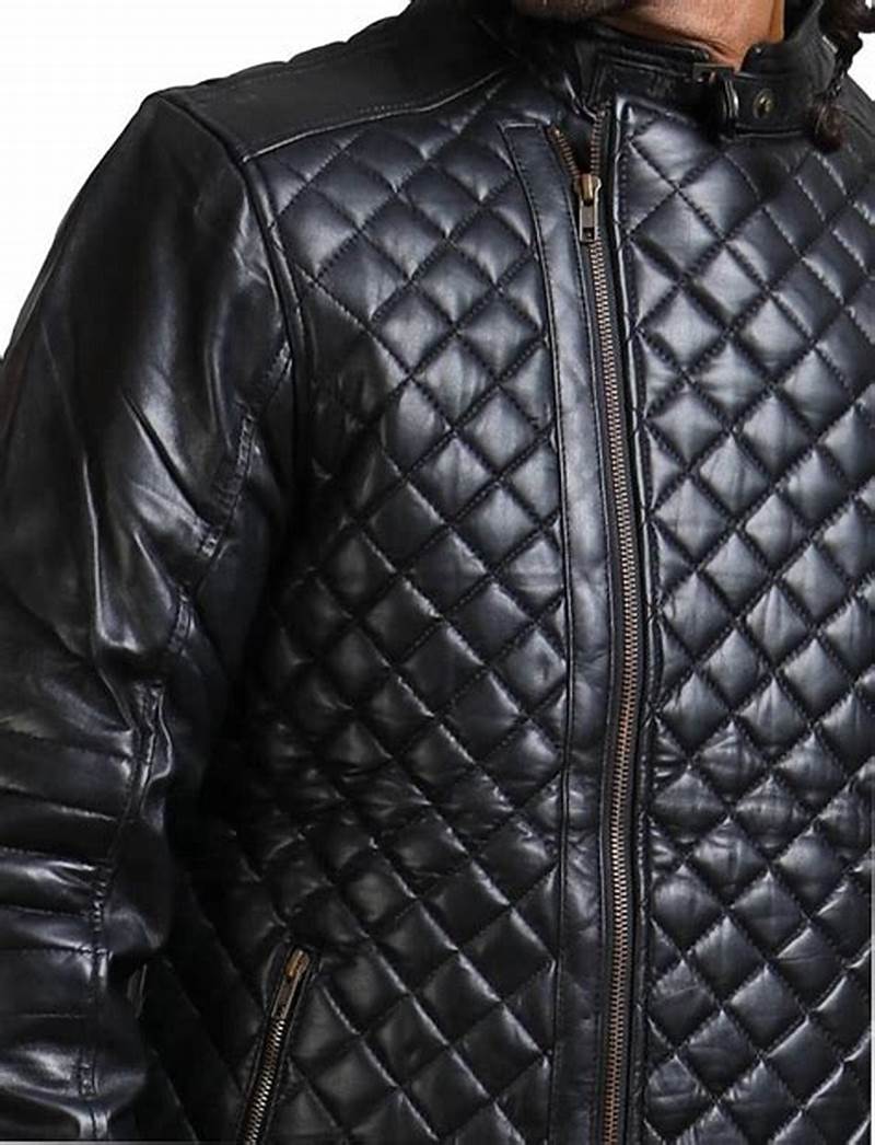 Jacket With Diamond Pattern