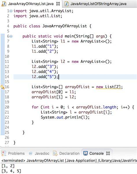 Java ArrayList copy