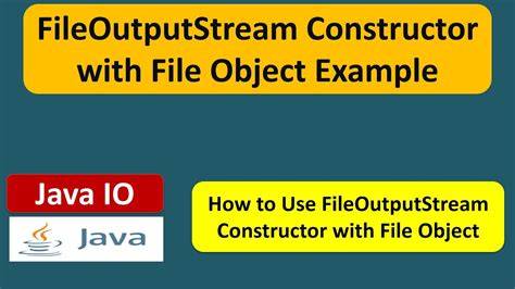 Java FileOutputStream Create File if not exists