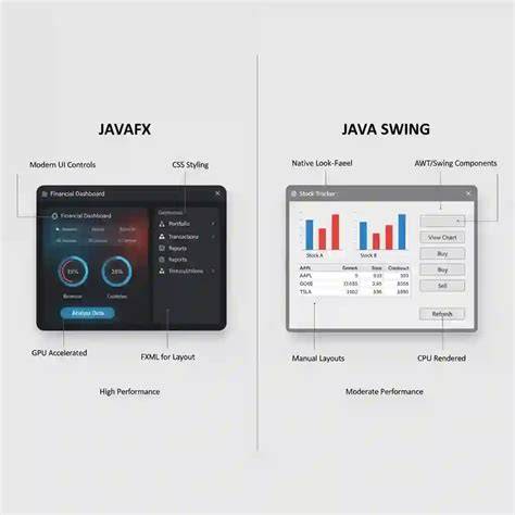 Java GUI frameworks What to choose Swing SWT AWT SwingX JGoodies JavaFX Apache Pivot closed