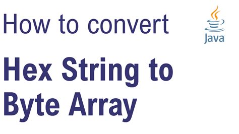 Java convert a byte array to a hex string