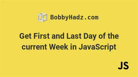 JavaScript - get the first day of the week from current date