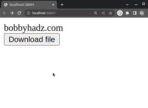 JavaScript blob filename without link