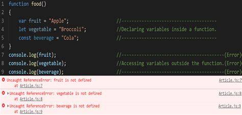 JavaScript variables declare outside or inside loop