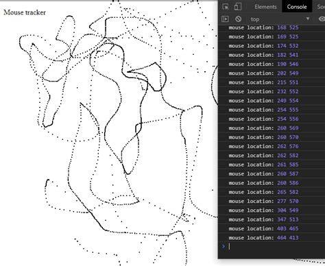 Javascript - Track mouse position