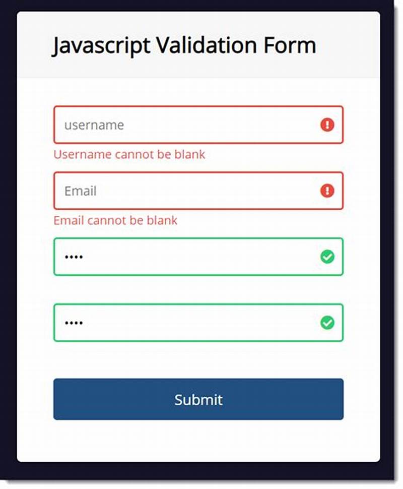 Javascript Form Validation