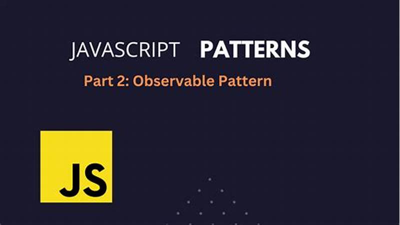 Javascript Observable Pattern