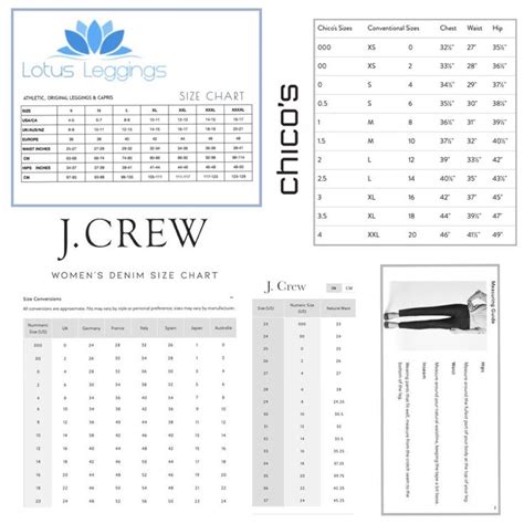 Jcrew Size Chart