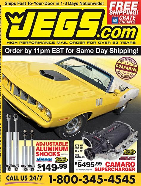 Jegs Auto Parts Catalog