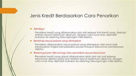 Jenis Kredit
