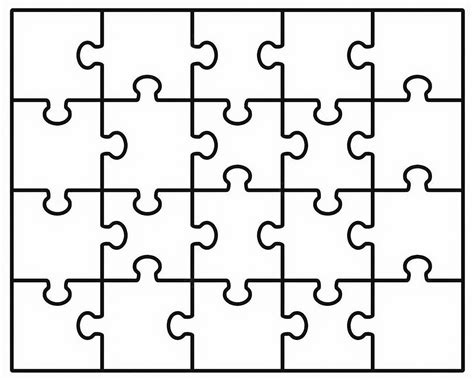 Jigsaw Puzzle Templates