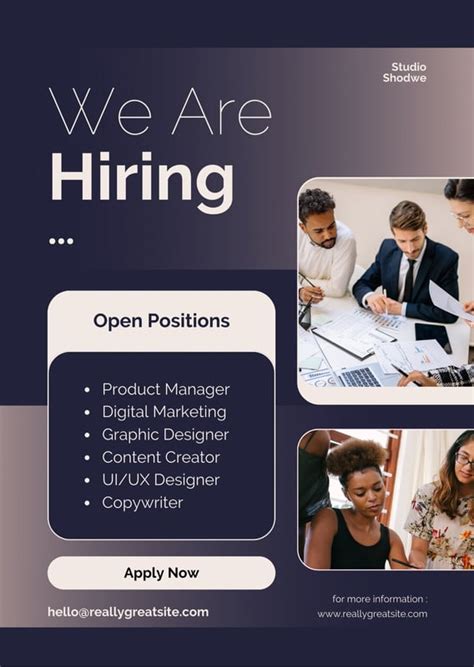 Job Advertisement Template