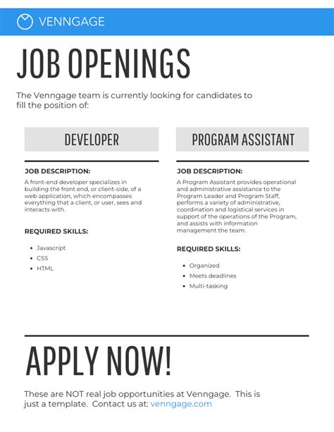 Job Posting Template