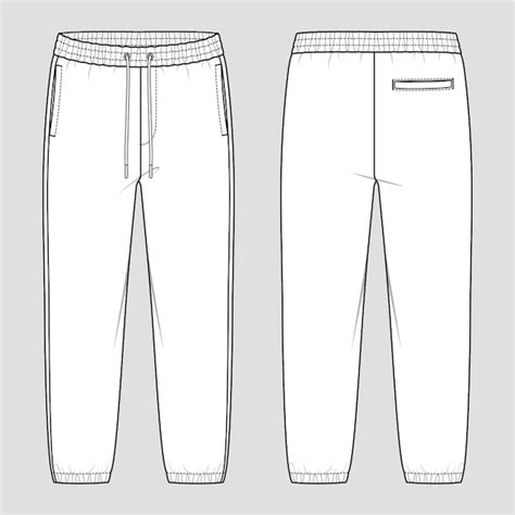 Jogger Pants Template