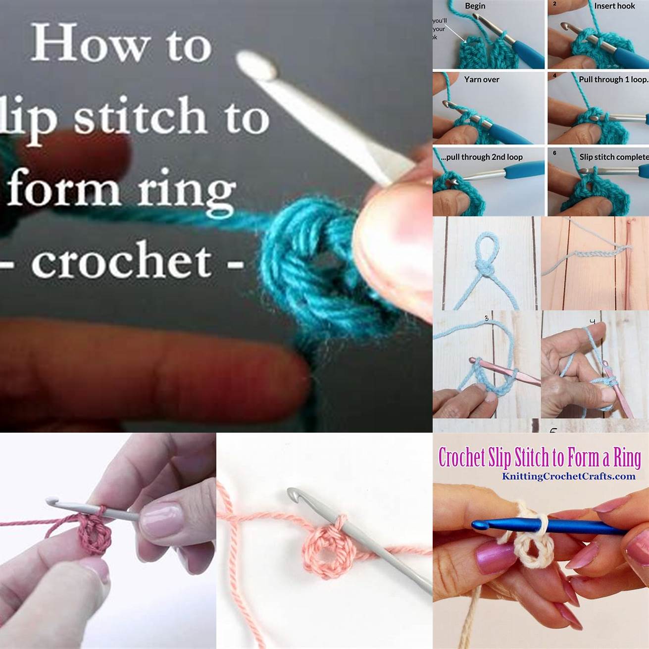Join the first and last single crochets with a slip stitch to close the ring