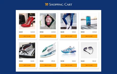 Joomla Shopping Cart Template