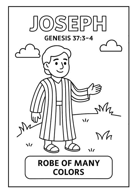Joseph Coloring Pages Printable