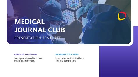 Journal Club Powerpoint Template