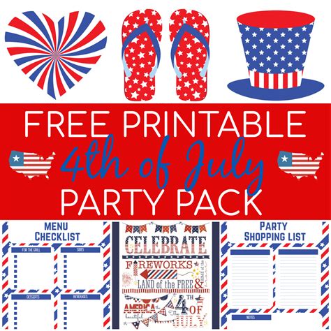 July 4 Printables
